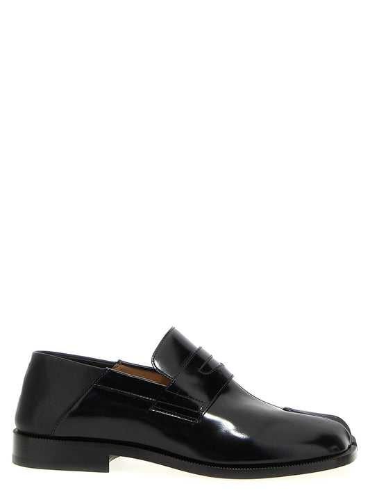 Maison Margiela Black Calfskin Slip-On Loafers
