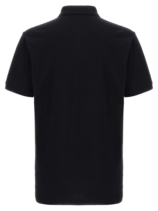 Moschino Black Cotton Polo Shirt