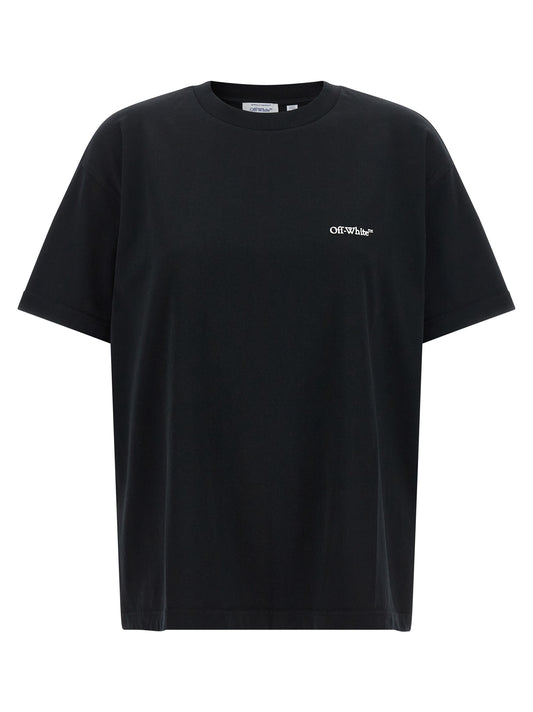 Off-White Black Cotton T-Shirt