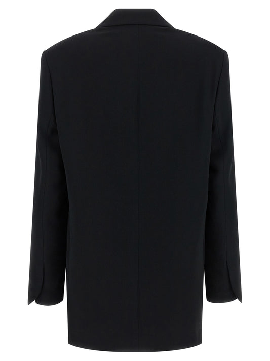Dries Van Noten Black Polyester Blazer