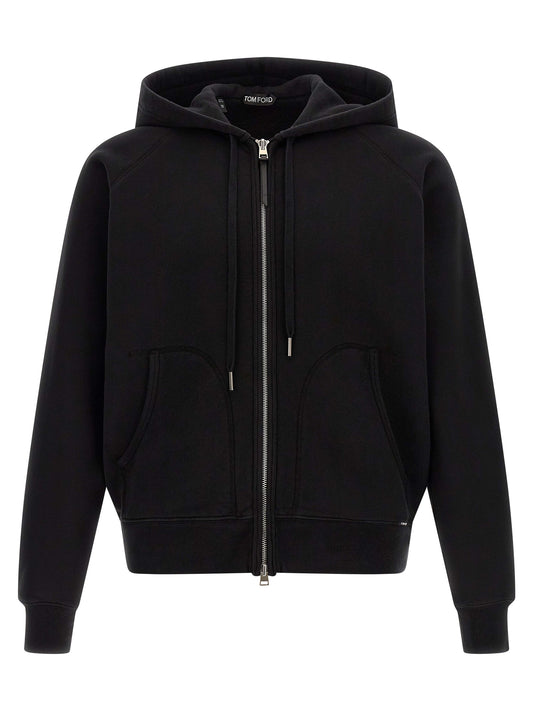 Tom Ford Black Cotton Sweatshirt