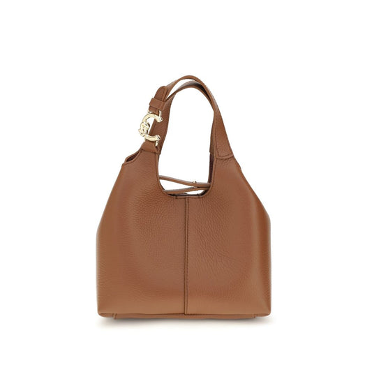Coccinelle Brown Calf Leather Bos Taurus Shoulder Bag