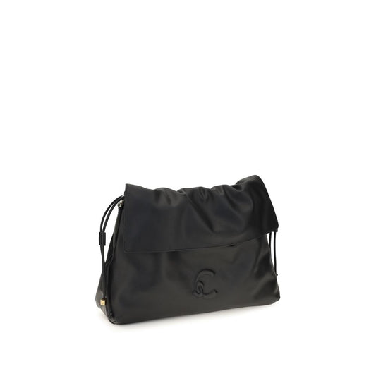 Coccinelle Black Calf Leather Bos Taurus Shoulder Bag