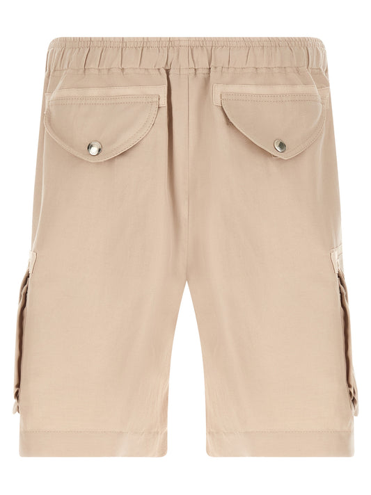 Brunello Cucinelli Beige Linen Bermuda Shorts