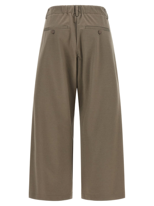 Brunello Cucinelli Gray Cotton Athletic Pants
