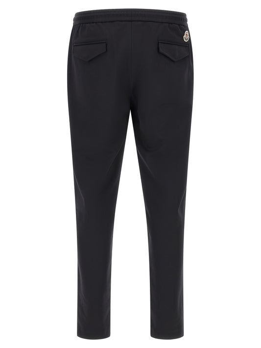 Moncler Black Polyamide Joggers (Workout Pants)