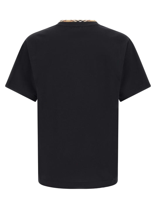 Burberry Black Cotton T-Shirt