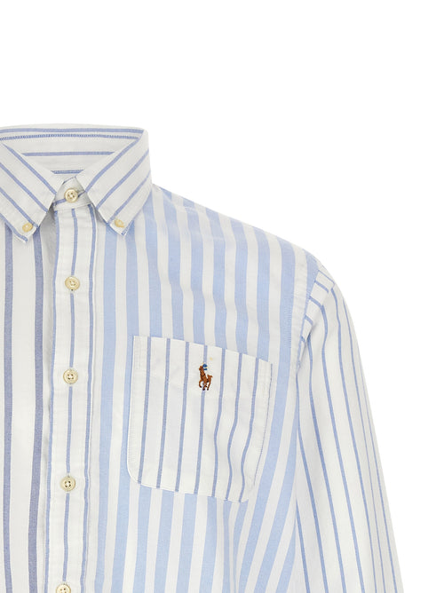 Polo Ralph Lauren Blue Cotton Blouse