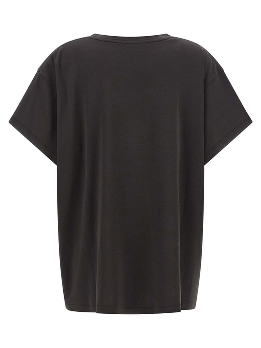Khaite Gray Cotton T-Shirt