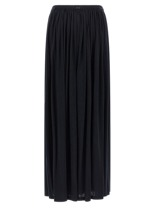 Max Mara Blue Lyocell Mini Skirt