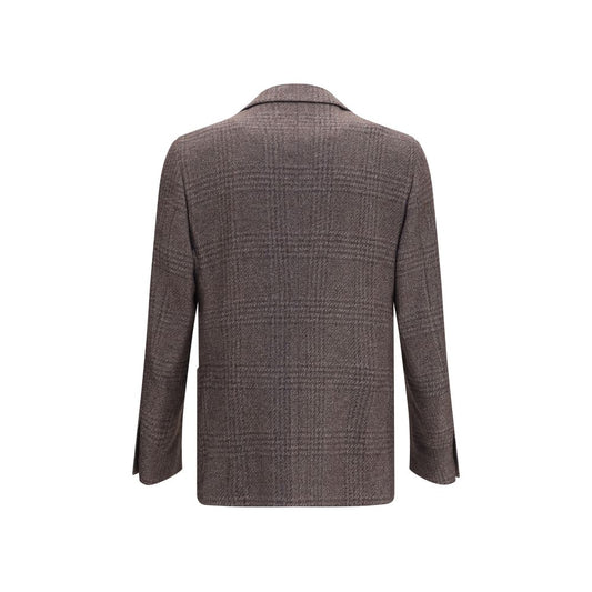 Lardini Brown Wool Oves Aries Blazer