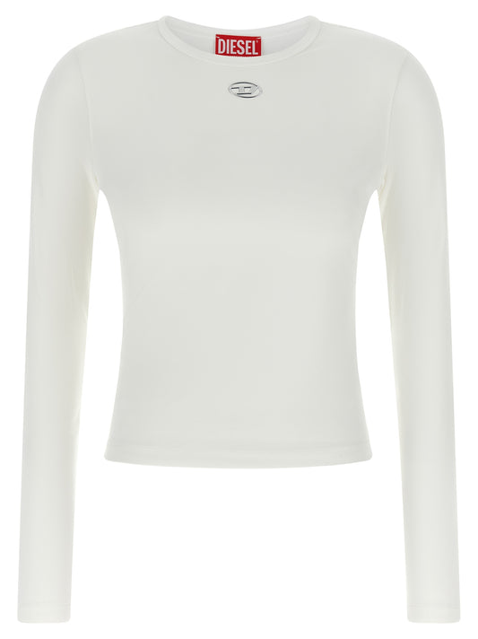 Diesel White Cotton Sportswear