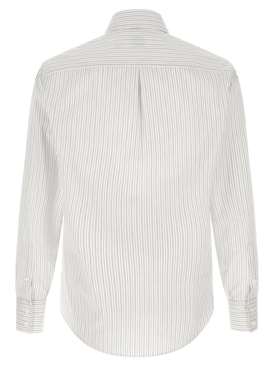 Brunello Cucinelli Blue Cotton Blouse