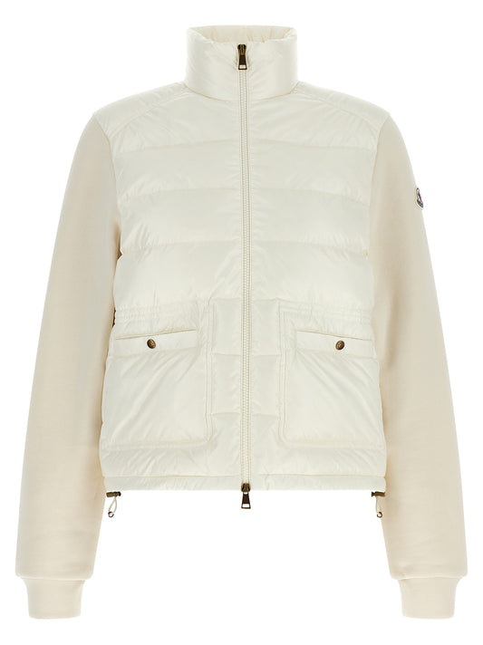Moncler White Polyamide Cardigan