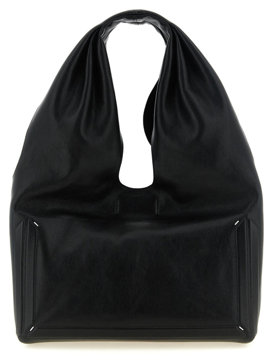 Maison Margiela Black Lamb Leather Shoulder Bag