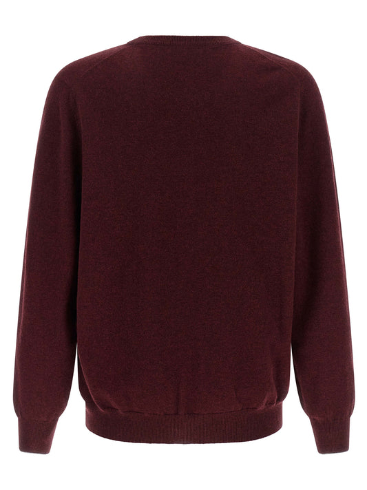 Brunello Cucinelli Bordeaux Cashmere Cardigan