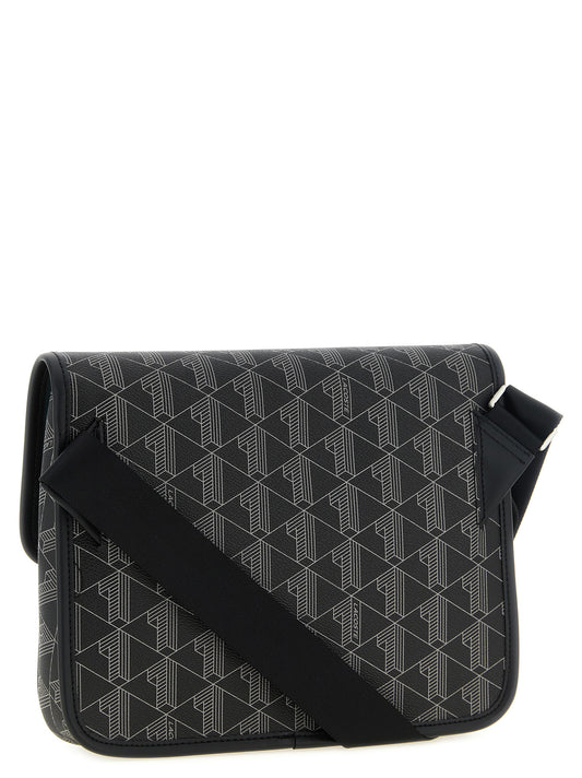 Lacoste Black Pvc Crossbody Bag