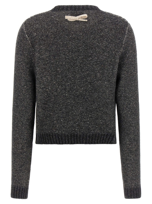 Moschino Gray Wool Cardigan