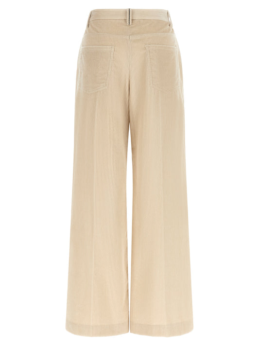 Brunello Cucinelli Beige Cotton Casual Pants