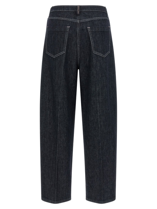 Fabiana Filippi Blue Cotton Jeans Denim