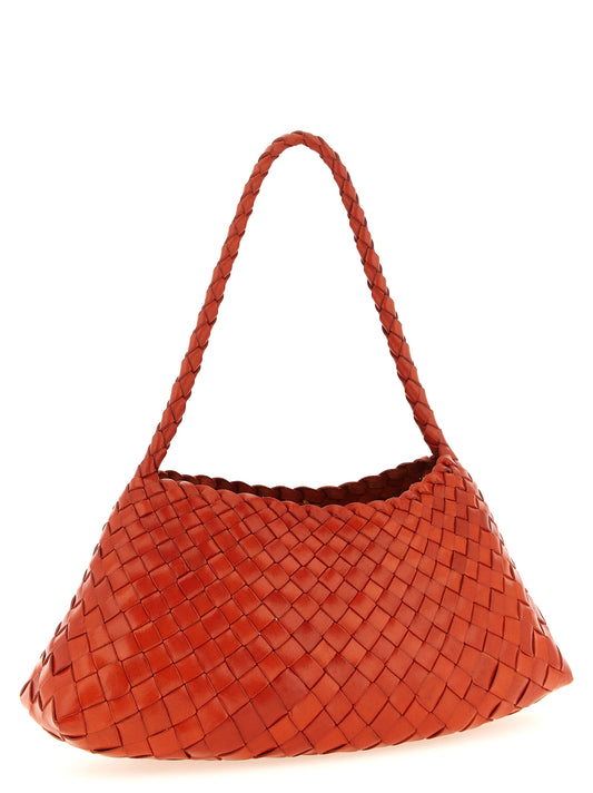 Dragon Diffusion Orange Calfskin Shoulder Bag
