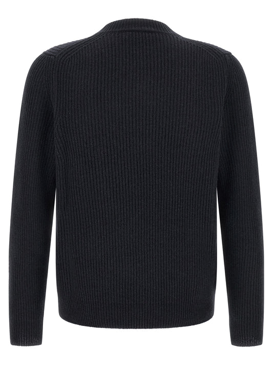 ZANONE Blue Virgin Wool Cardigan