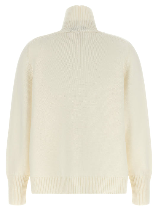 Fabiana Filippi White Virgin Wool Cardigan