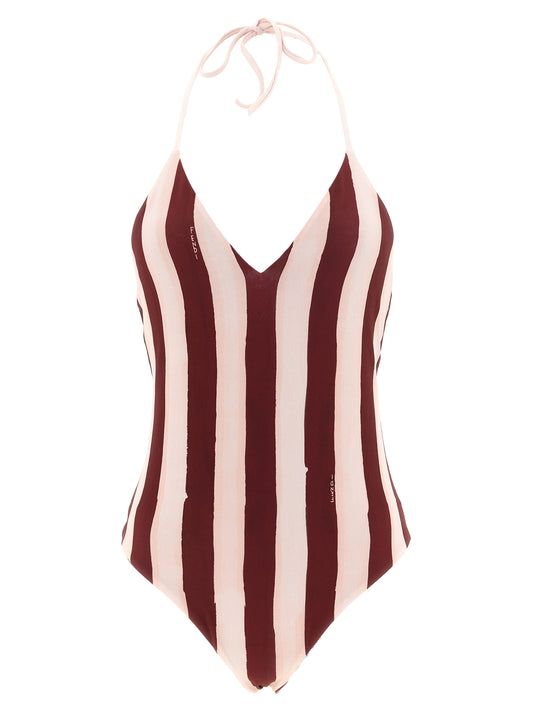 Fendi Multicolor Polyester One-Piece Swimsuit