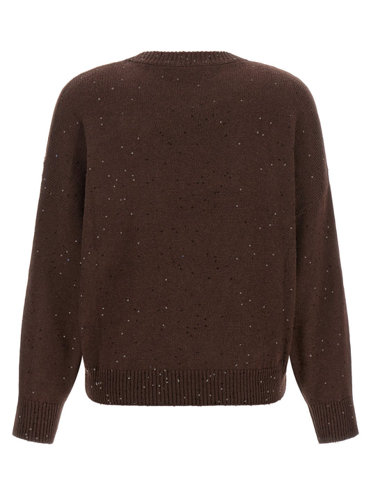 Brunello Cucinelli Brown Cashmere Cardigan