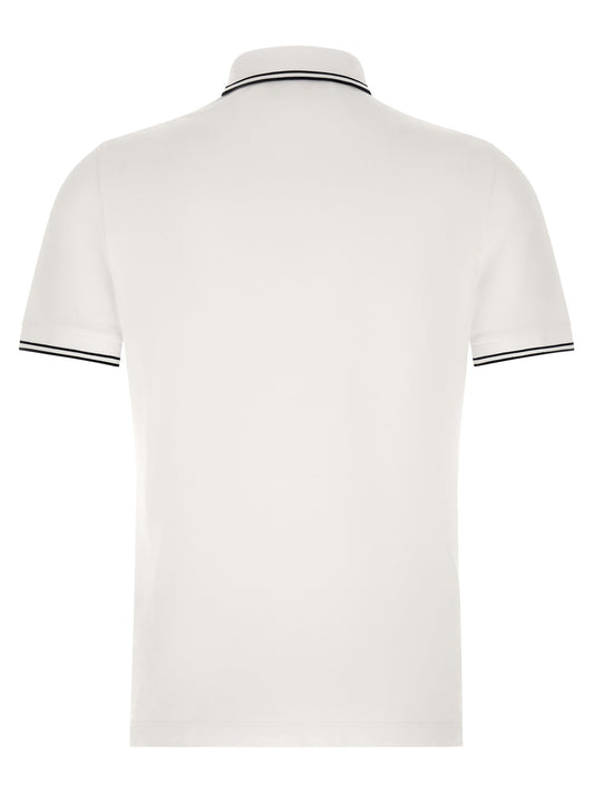 Stone Island Bicolor Cotton Polo Shirt