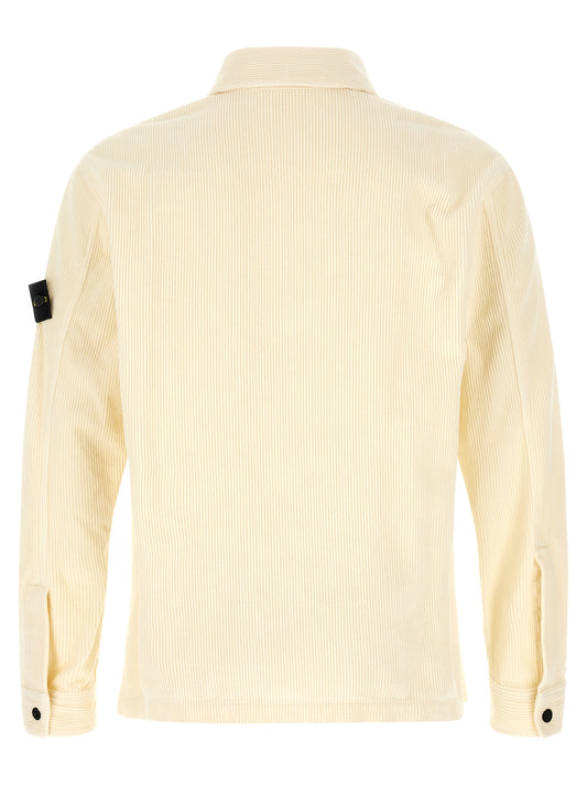 Stone Island White Cotton Blouse