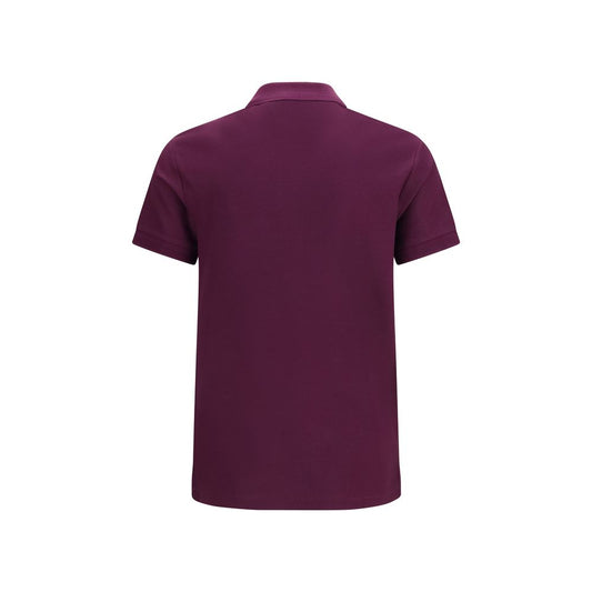 Burberry Purple Cotton Polo Shirt