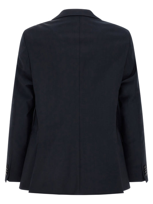 Hugo Boss Blue Virgin Wool Two-Piece Suit