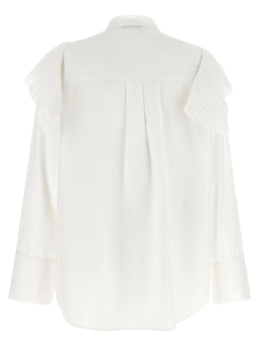 Alberta Ferretti White Cotton Blouse