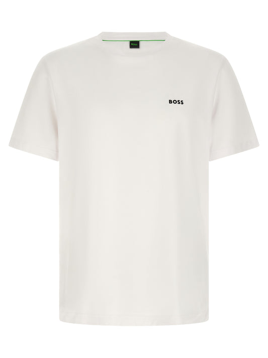 Hugo Boss White Cotton T-Shirt