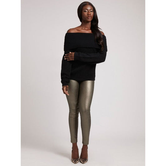 Guess Jeans Black Polyester Sweatshirt