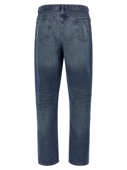 A.P.C. Blue Cotton Straight-Leg Jeans