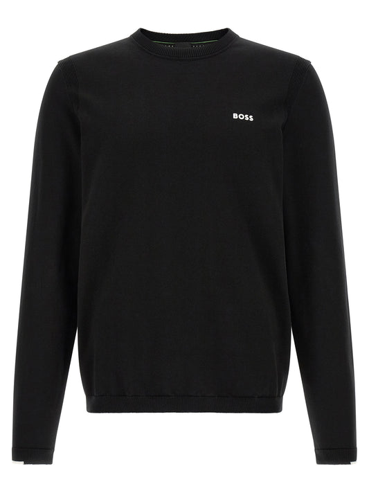 Hugo Boss Black Cotton Cardigan