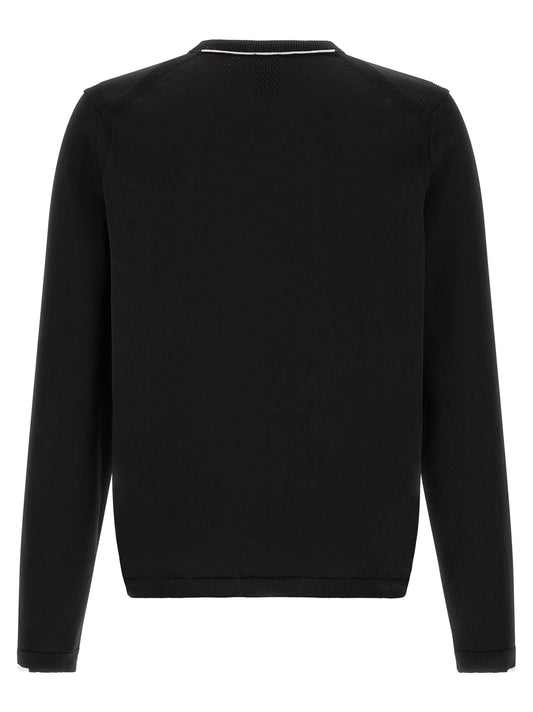 Hugo Boss Black Cotton Cardigan