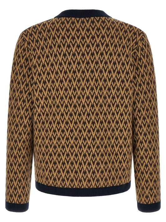 Valentino Garavani Multicolor Cashmere Cardigan