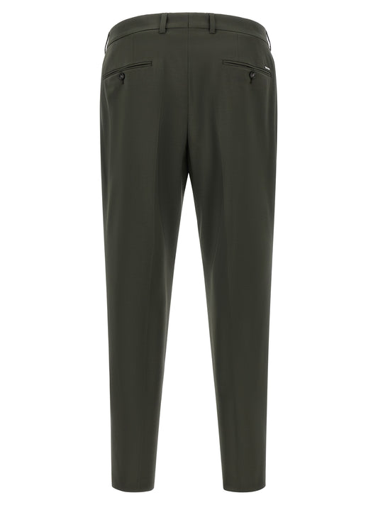 Hugo Boss Bicolor Virgin Wool Pants