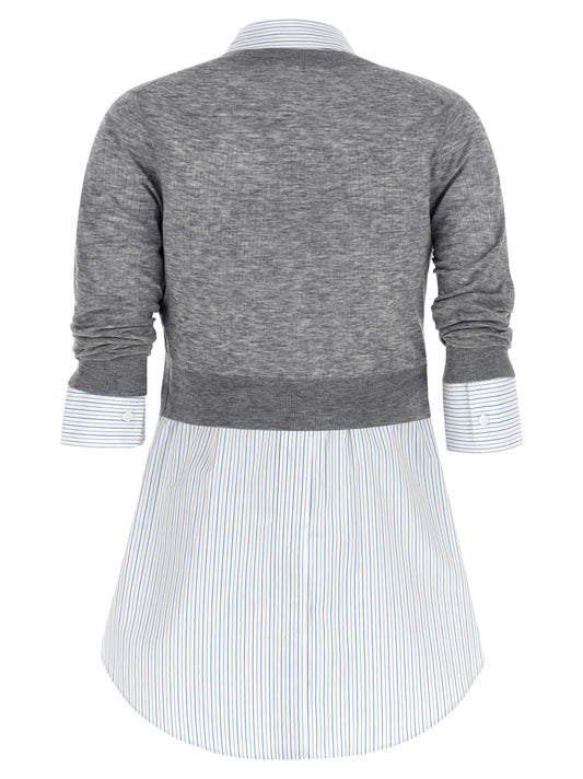 Alexander Wang Gray Wool Blouse