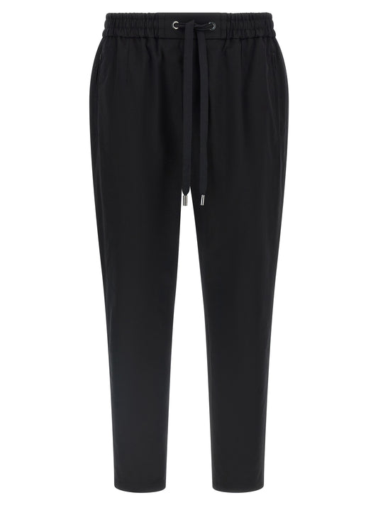 Dolce & Gabbana Black Cotton Casual Pants