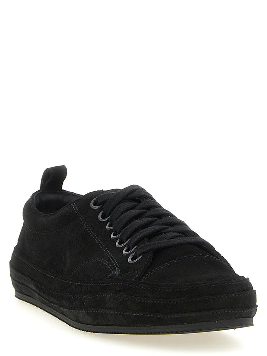 Tom Ford Black Leather Low Top Sneakers