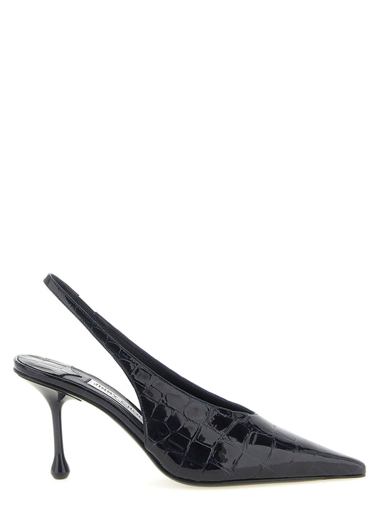 Jimmy Choo Blue Leather High Heel Pumps