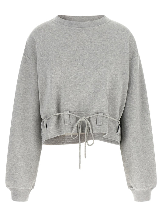 Dries Van Noten Gray Cotton Sweatshirt
