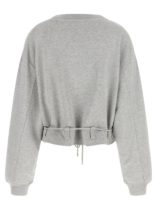 Dries Van Noten Gray Cotton Sweatshirt
