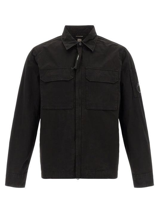 C.P. Company Black Cotton Blouse