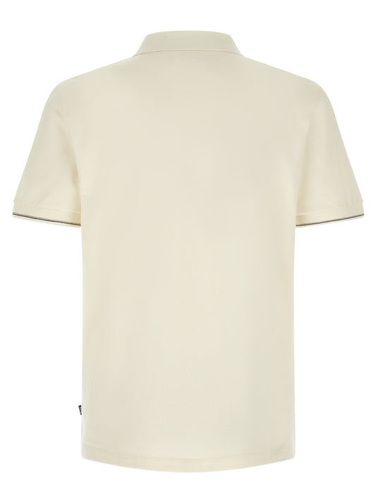 Hugo Boss Beige Cotton Polo Shirt