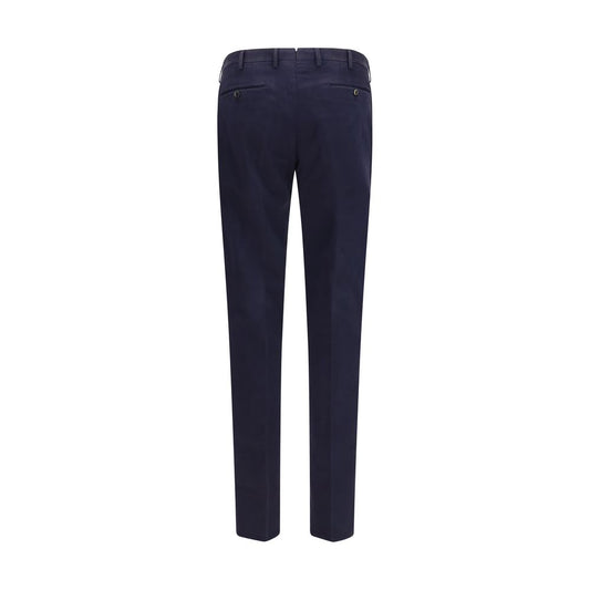 PT Torino Blue Elastane Casual Pants